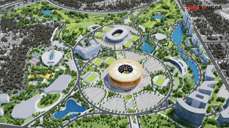 Sân vận động Trống Đồng trở thành sân vận động đẹp nhất Việt Nam 2026