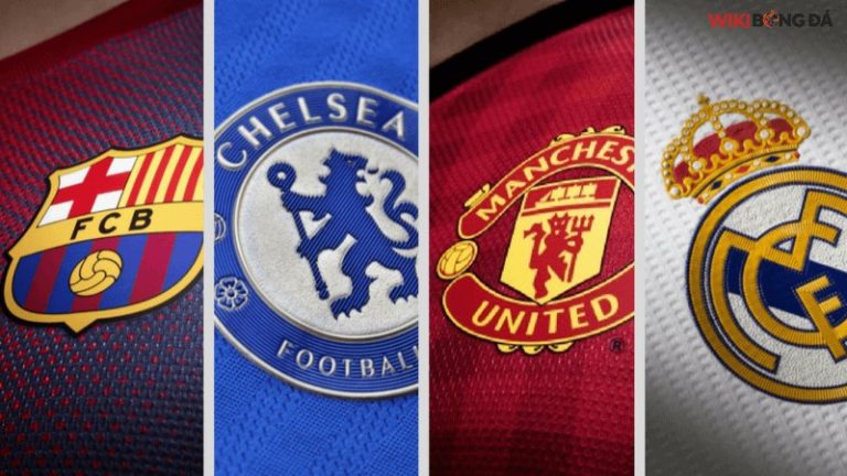 Top những đội bóng nổi tiếng nhất thế giới
