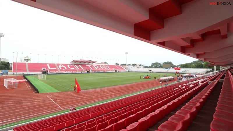 Cấu trúc các khán đài của sân vận động Lạch Tray