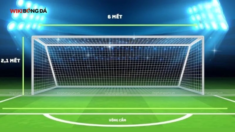 Kích thước khu vực cấm địa và cầu môn