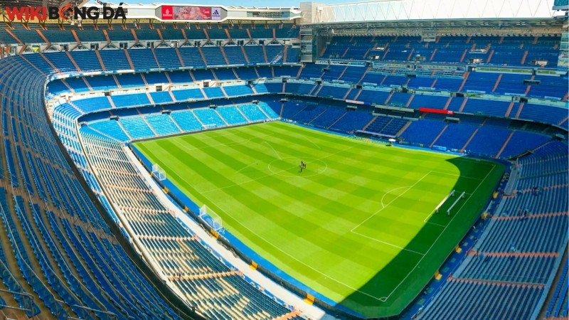 Mặt cỏ sân Bernabeu đạt trạng thái hoàn hảo nhất